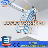 High Quality Semi-automatic Residential Steel Folding Stairs