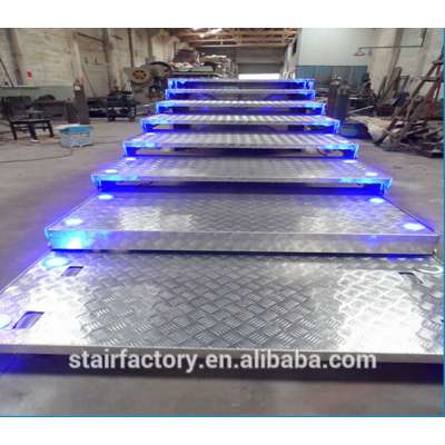 Aluminum ladders LED luminous aluminum ladder LED luminous aluminum alloy telescopic laddersTS-284