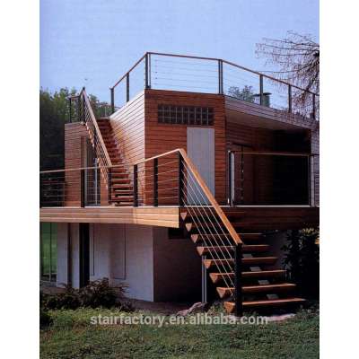 modern wood stairs,railing outdoor stairs wooden, wood stair nosing ,, preservative wood handrails , L-466