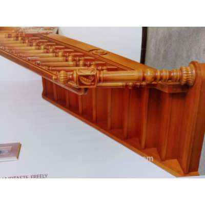 European Fashion straight stair,solid wood staircase,Oak, beech staircase, wooden railing,TS-186