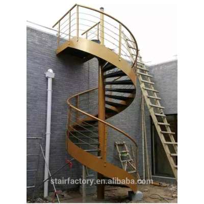 European Fashion Curve Shape stair, steel spiral staircase,TS-154