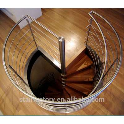 Australia small spiral staircase, used indoor stairs, wood stair nosing, TS-233