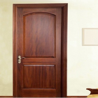 Factory price modern design interior solid wooden main door